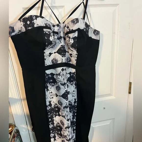 City Chic Sweetheart Neckline Dress Sz M/18 - Picture 2 of 10